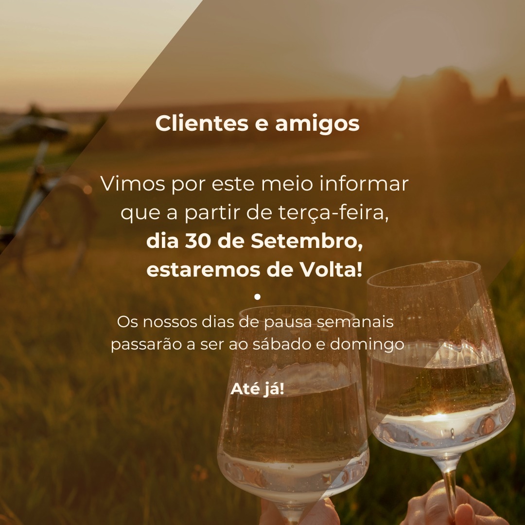 De regresso... De regresso...